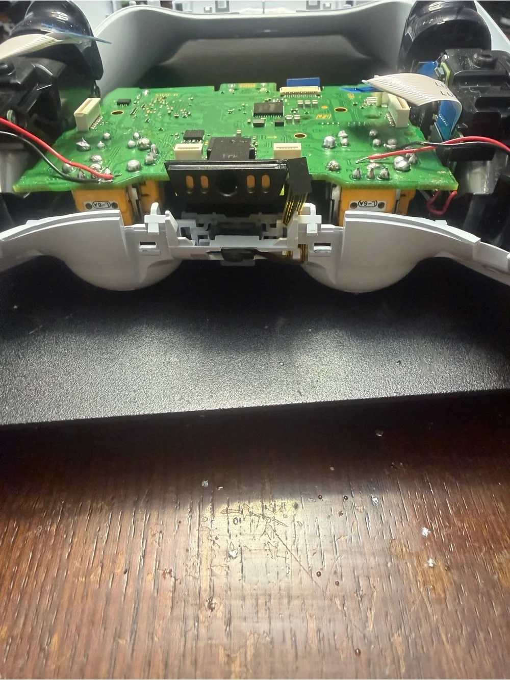Custom white Wireless controller whit upgrade hall efect joysticks